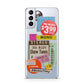 Vintage Sale Stickers Samsung S21 Plus Phone Case