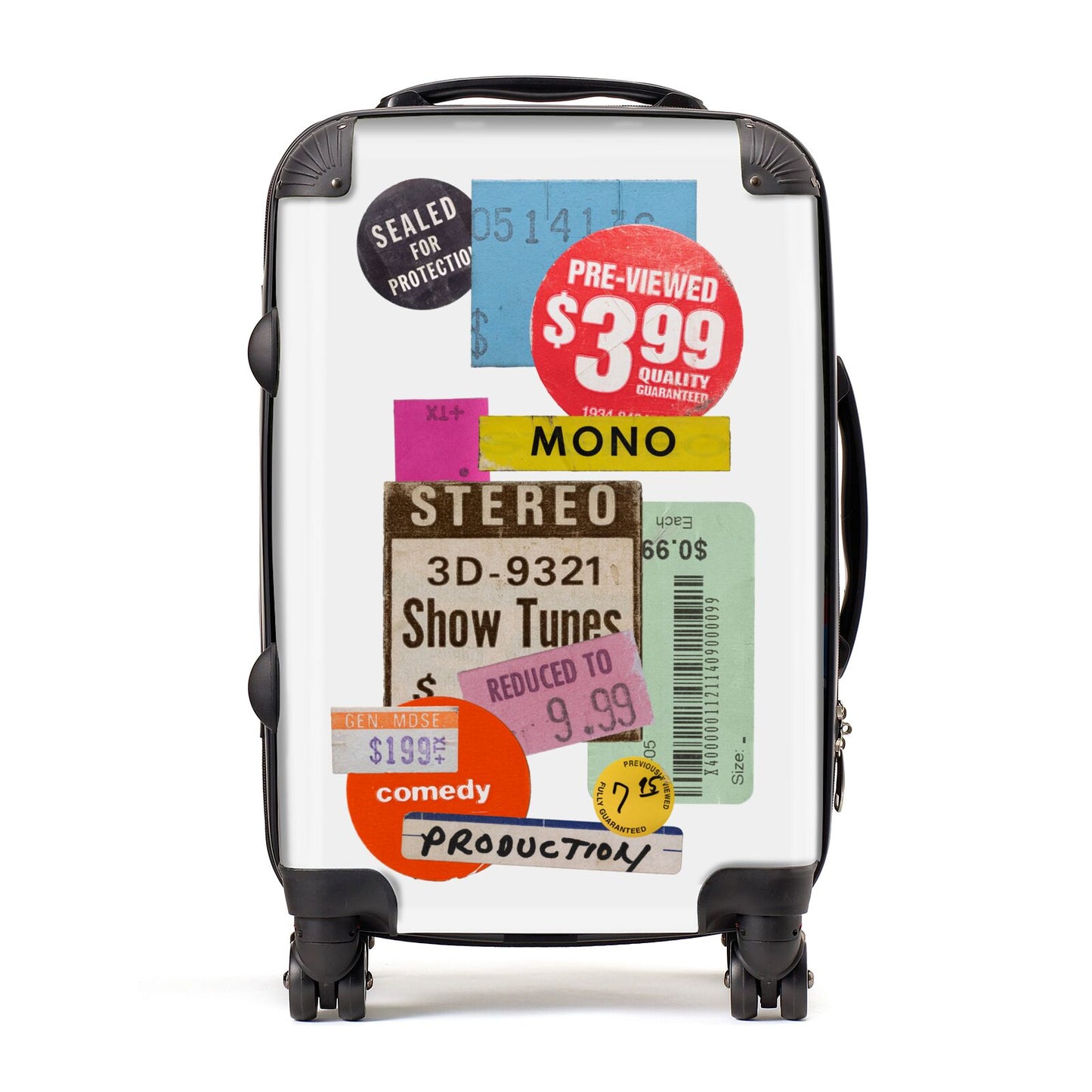 Vintage Sale Stickers Suitcase