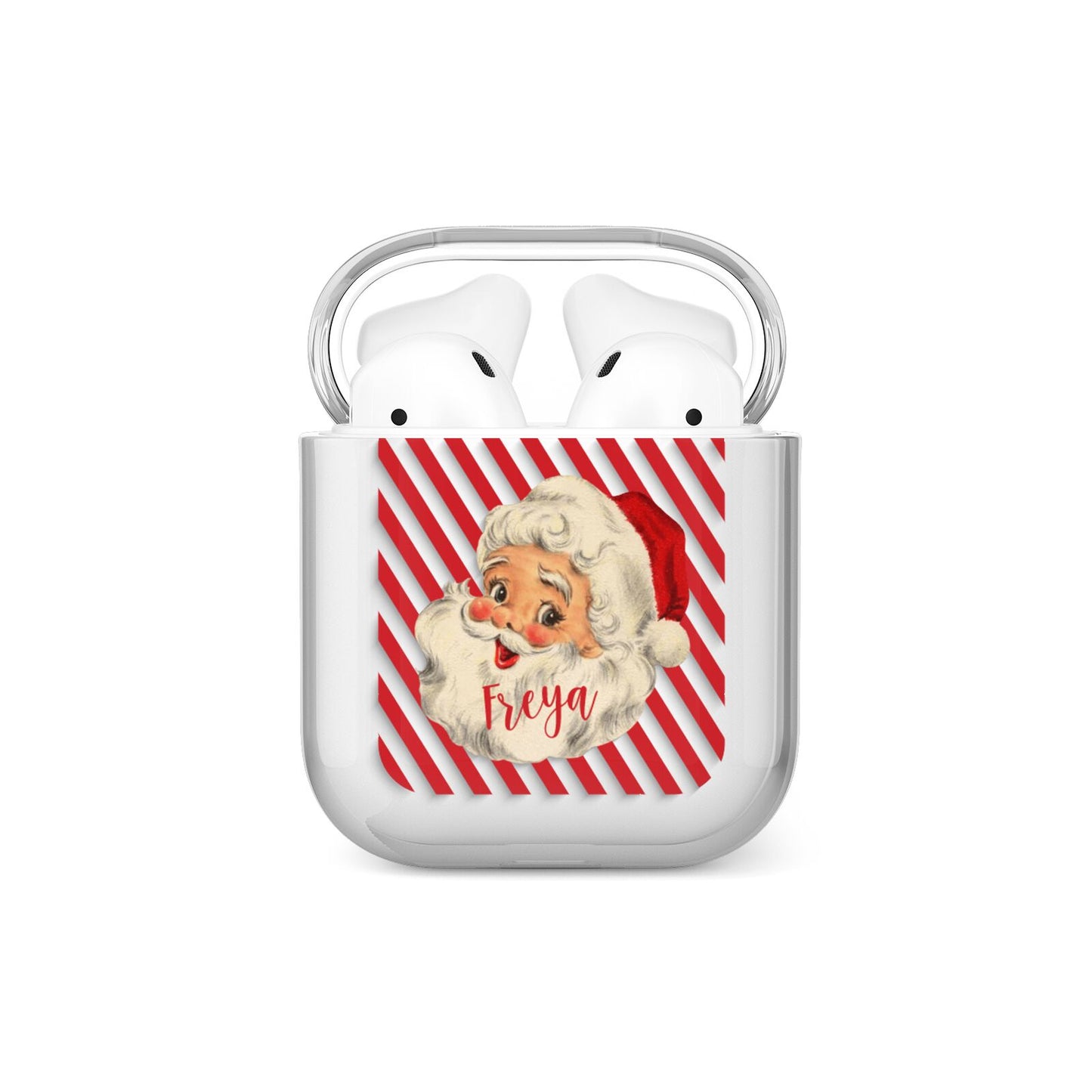 Vintage Santa Personalised AirPods Case