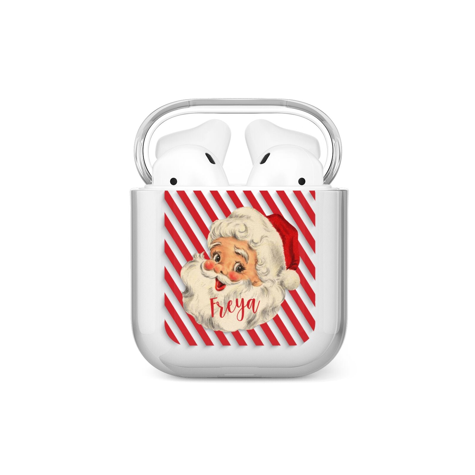 Vintage Santa Personalised AirPods Case