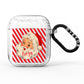 Vintage Santa Personalised AirPods Glitter Case
