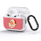 Vintage Santa Personalised AirPods Pro Glitter Case Side Image