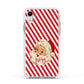 Vintage Santa Personalised Apple iPhone XR Impact Case White Edge on Silver Phone
