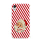 Vintage Santa Personalised Apple iPhone XR White 3D Tough Case