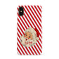 Vintage Santa Personalised Apple iPhone XS 3D Snap Case