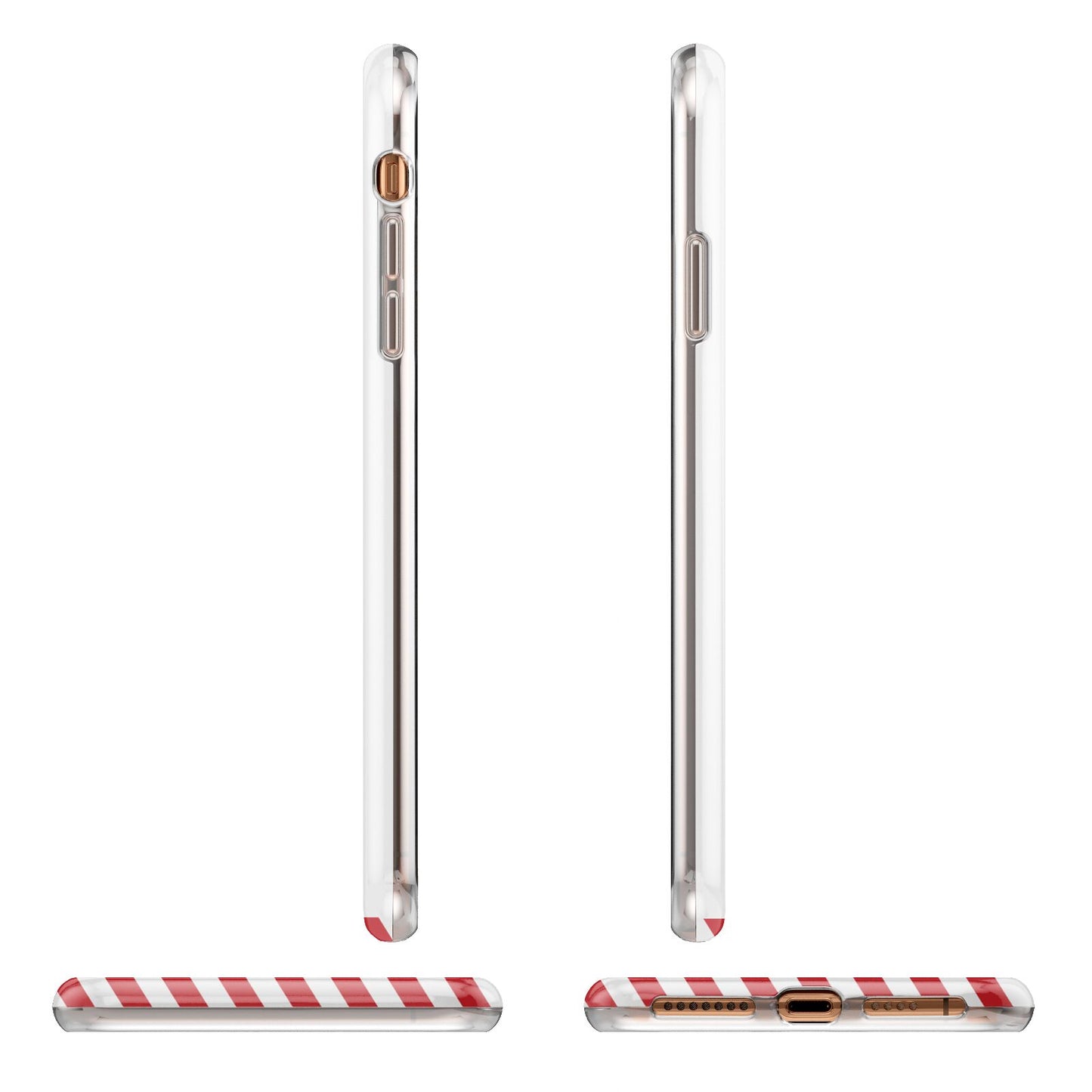 Vintage Santa Personalised Apple iPhone XS Max 3D Wrap Tough Case Alternative Image Angles