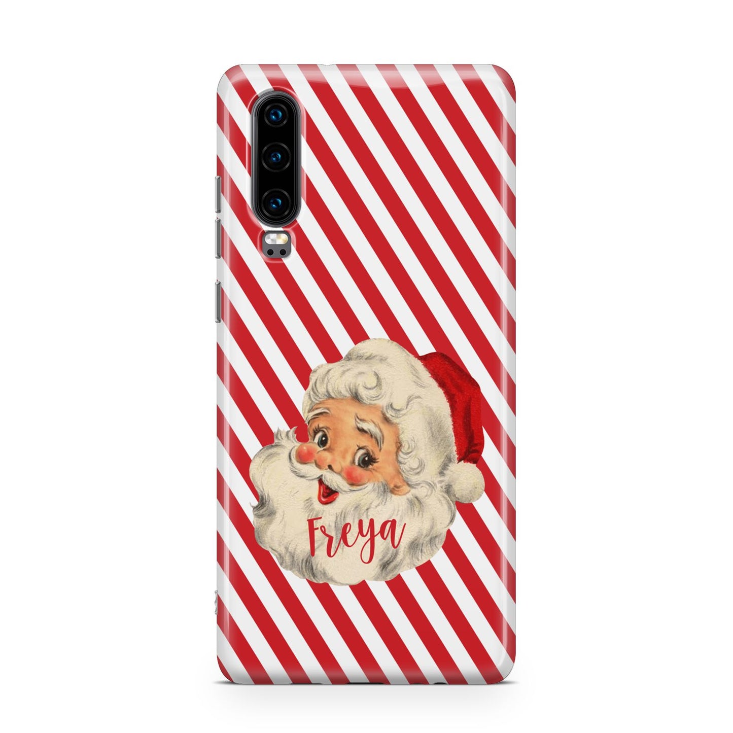 Vintage Santa Personalised Huawei P30 Phone Case