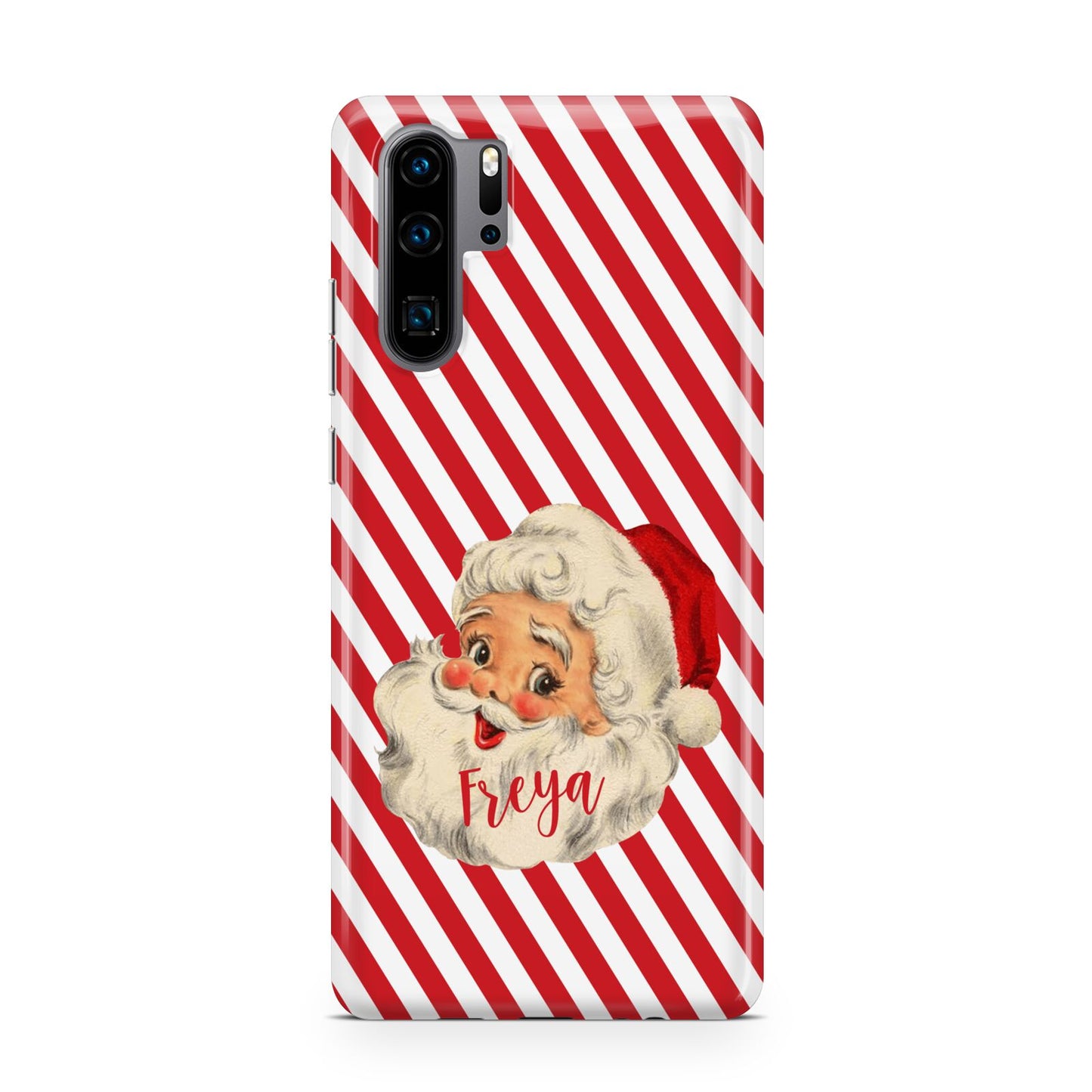Vintage Santa Personalised Huawei P30 Pro Phone Case