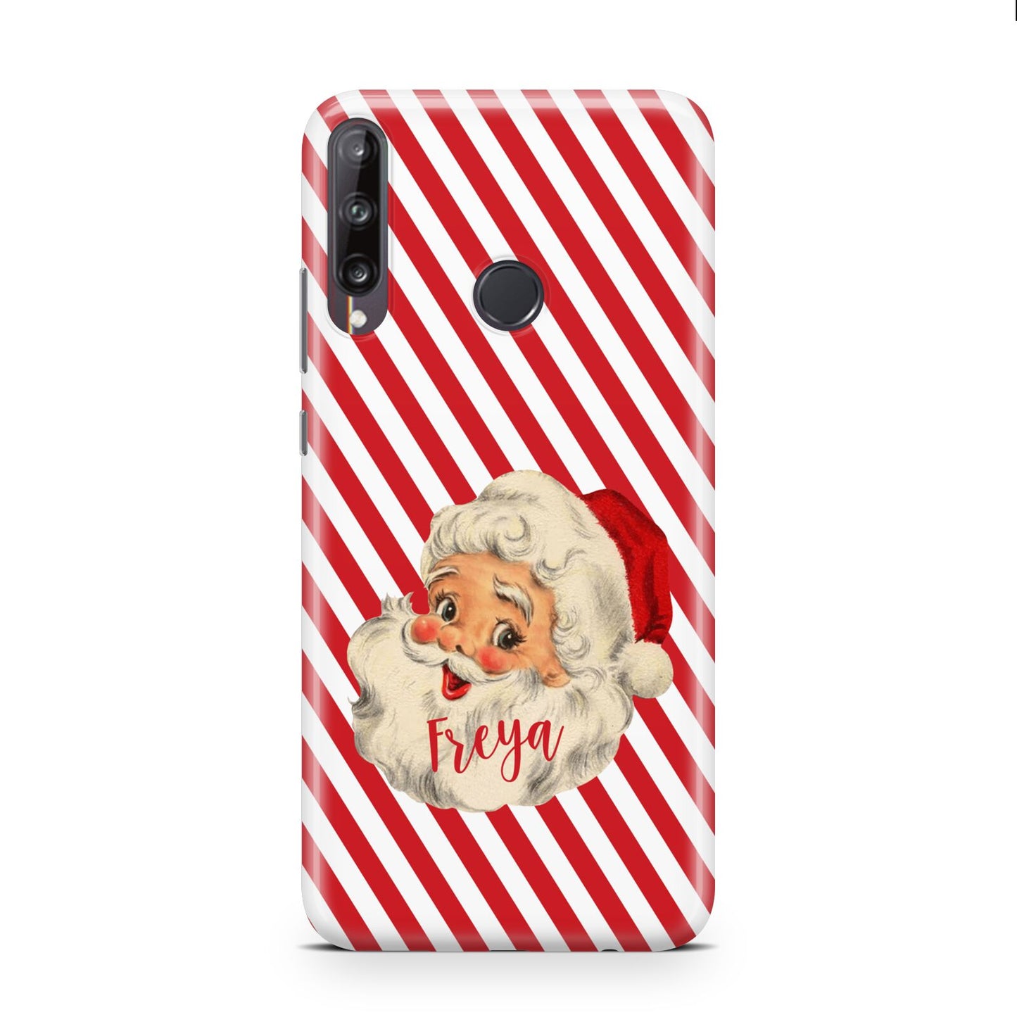 Vintage Santa Personalised Huawei P40 Lite E Phone Case