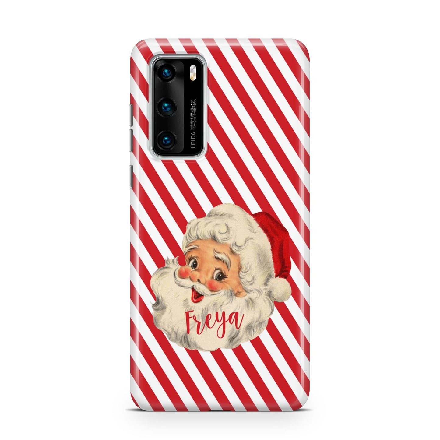 Vintage Santa Personalised Huawei P40 Phone Case