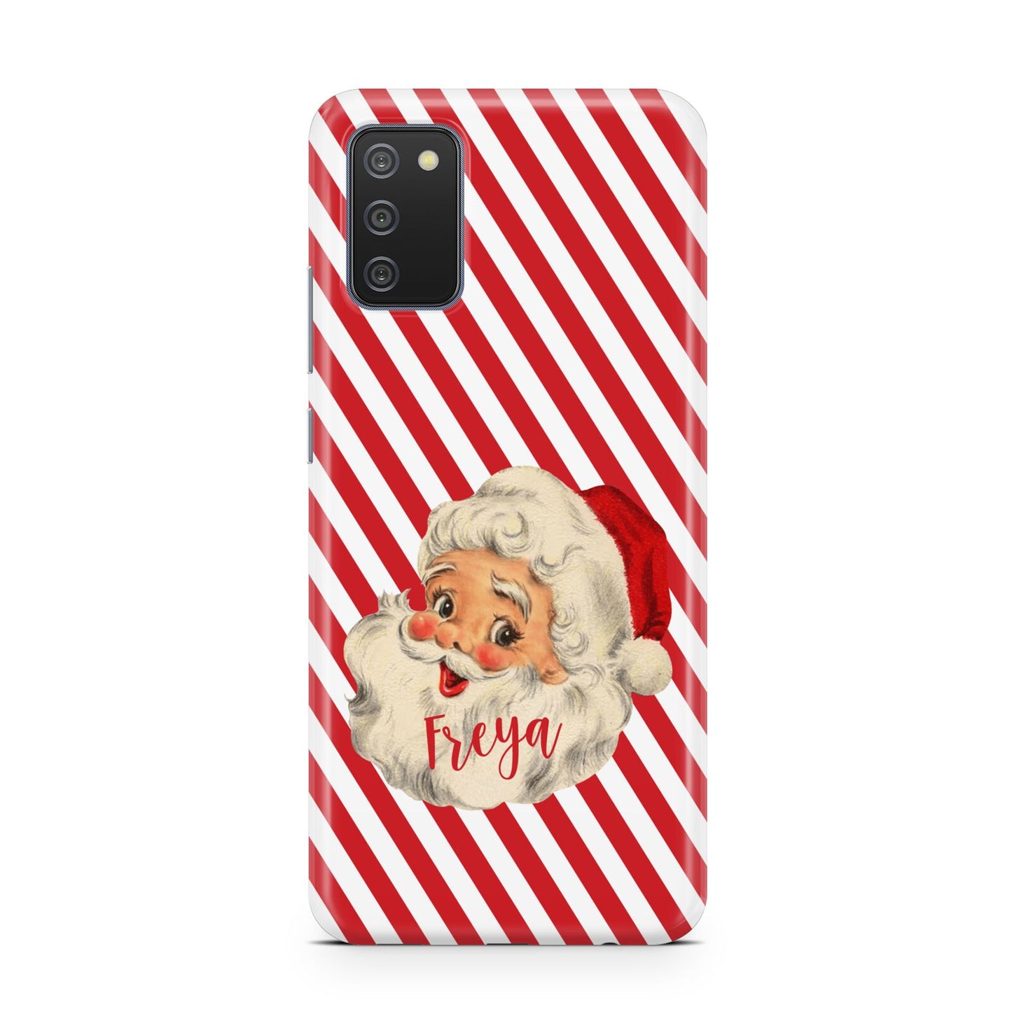 Vintage Santa Personalised Samsung A02s Case