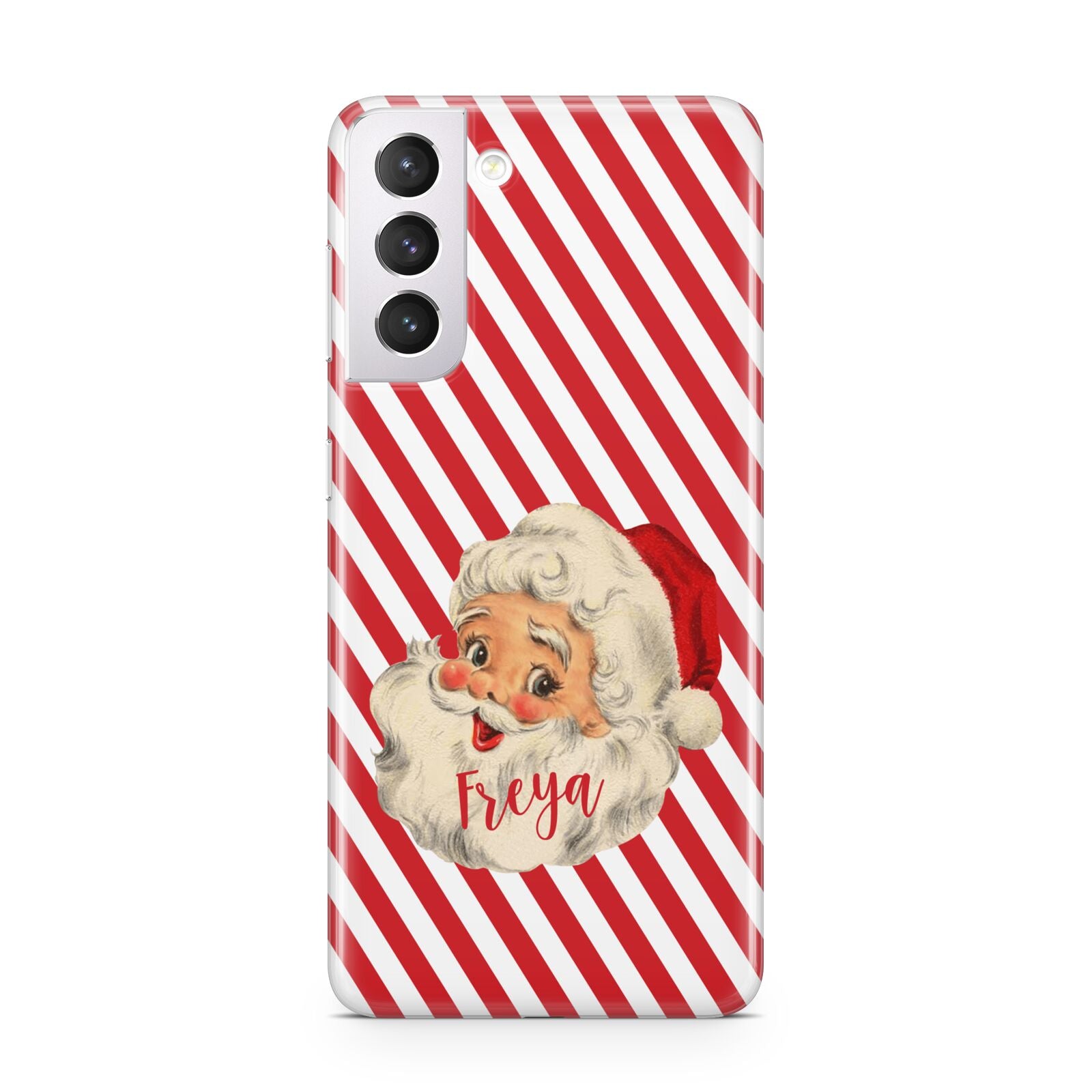Vintage Santa Personalised Samsung S21 Case