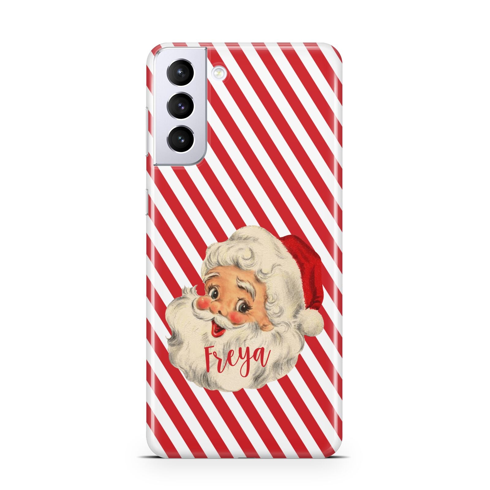 Vintage Santa Personalised Samsung S21 Plus Case