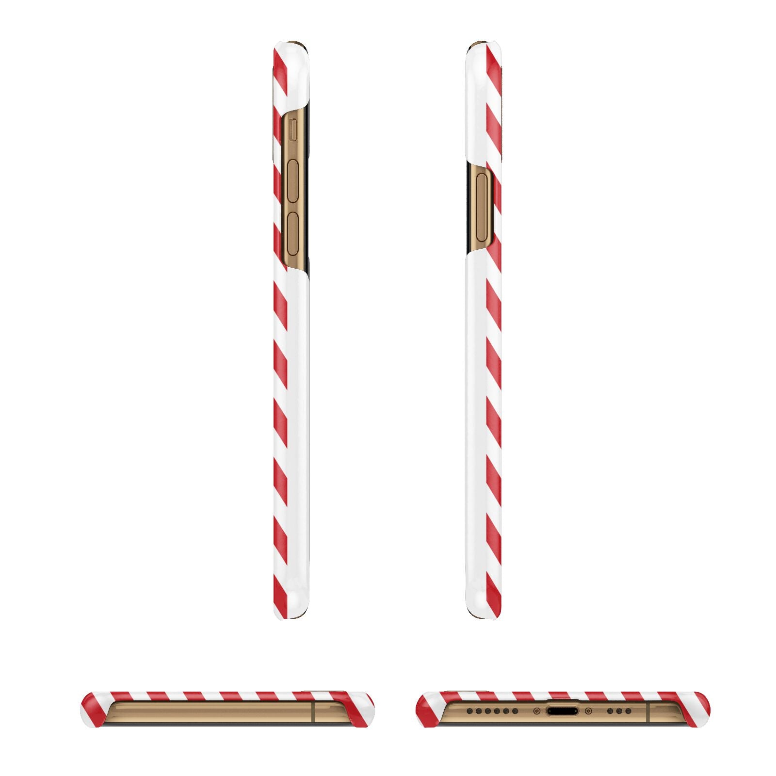 Vintage Santa Personalised iPhone 11 3D Snap Case Angle Images