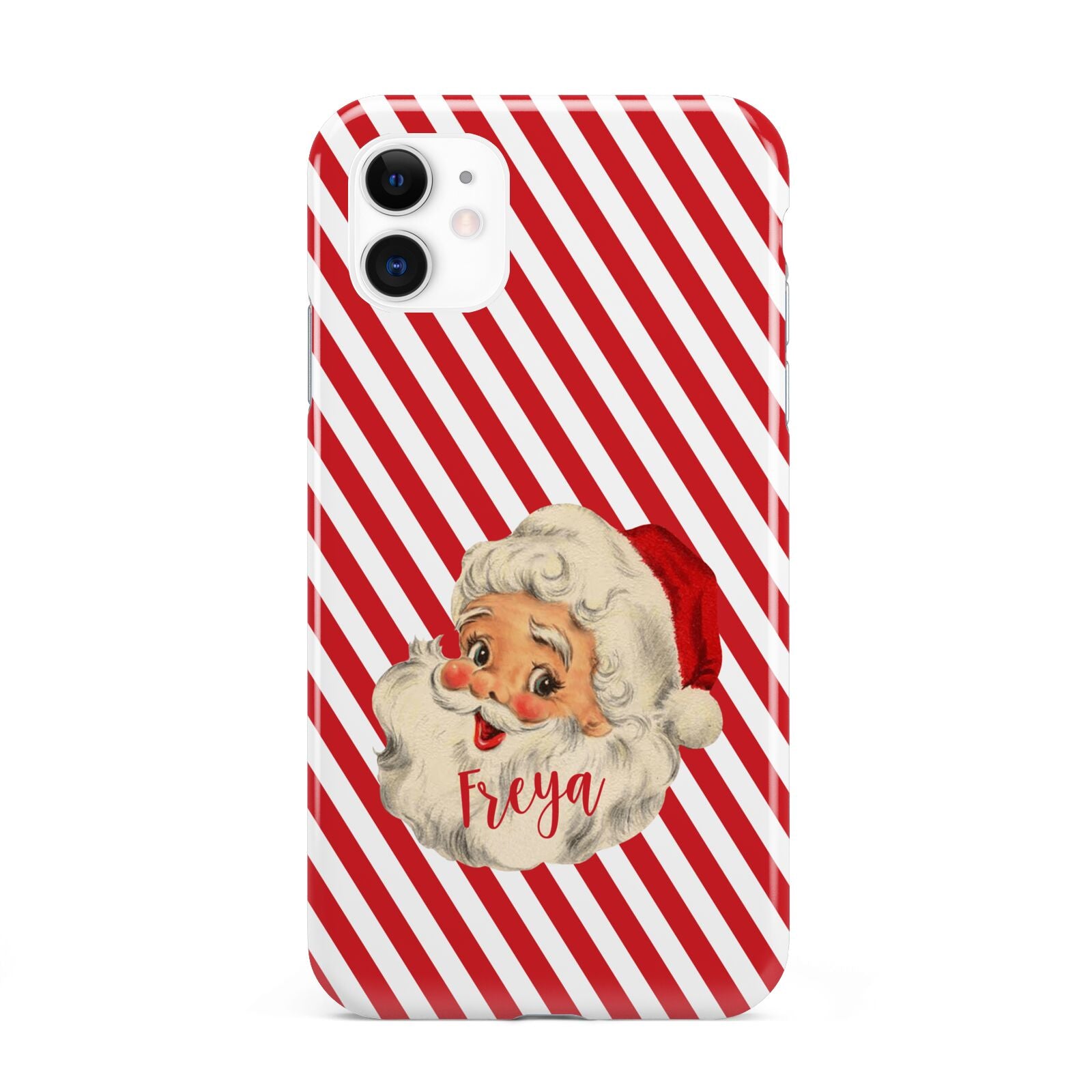 Vintage Santa Personalised iPhone 11 3D Tough Case