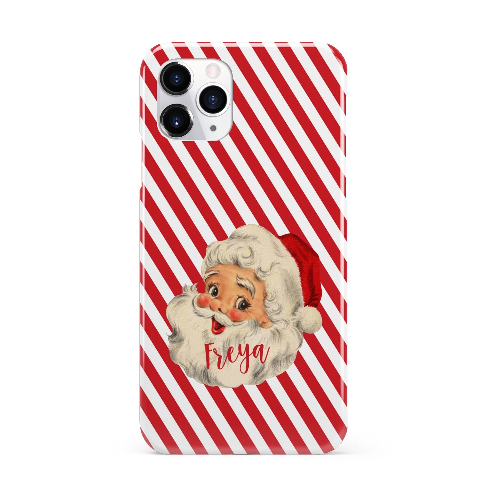 Vintage Santa Personalised iPhone 11 Pro 3D Snap Case