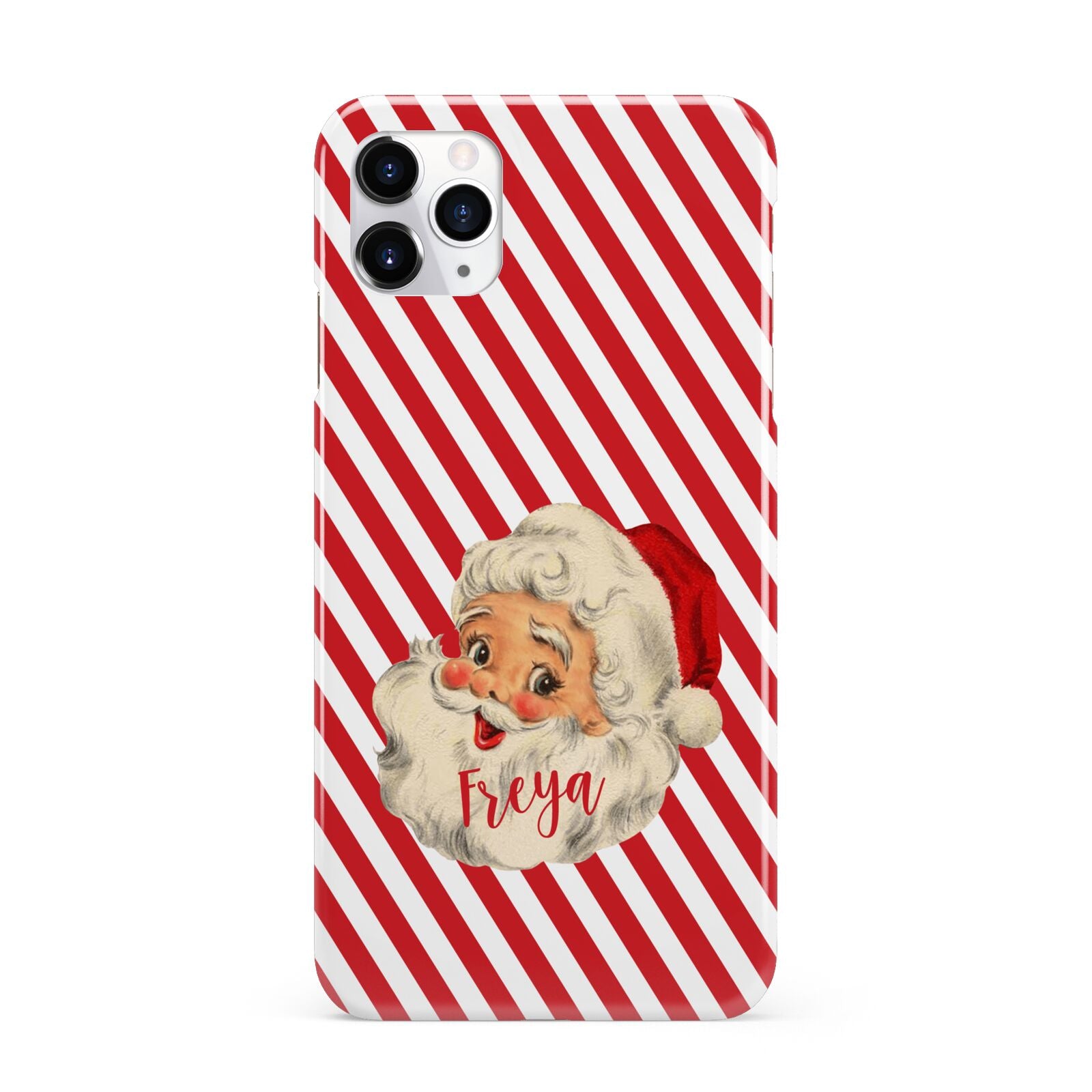 Vintage Santa Personalised iPhone 11 Pro Max 3D Snap Case