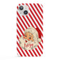 Vintage Santa Personalised iPhone 13 Full Wrap 3D Snap Case