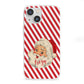 Vintage Santa Personalised iPhone 13 Mini Clear Bumper Case