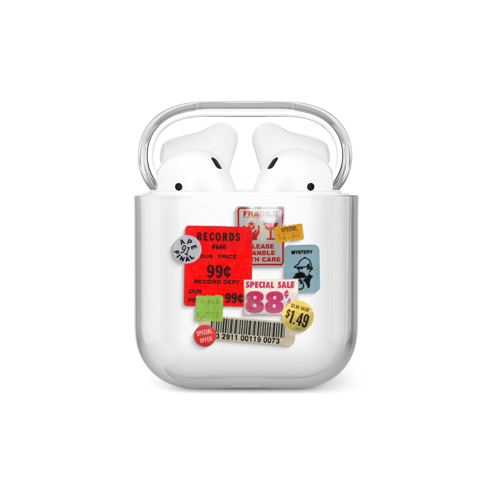 Vintage Stickers AirPods Case