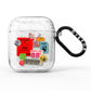 Vintage Stickers AirPods Glitter Case