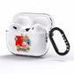 Vintage Stickers AirPods Pro Clear Case Side Image