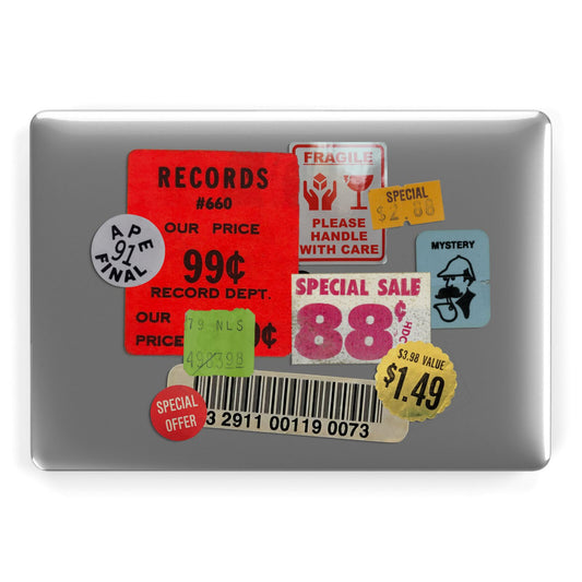 Vintage Stickers Apple MacBook Case