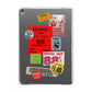 Vintage Stickers Apple iPad Grey Case