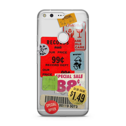 Vintage Stickers Google Pixel Case