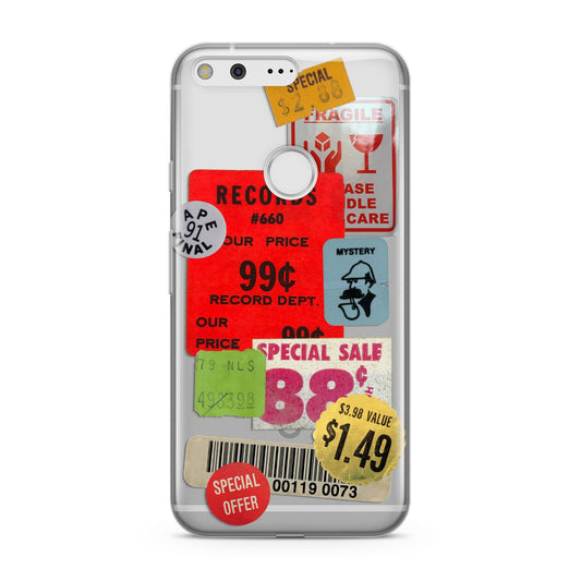 Vintage Stickers Google Pixel Case