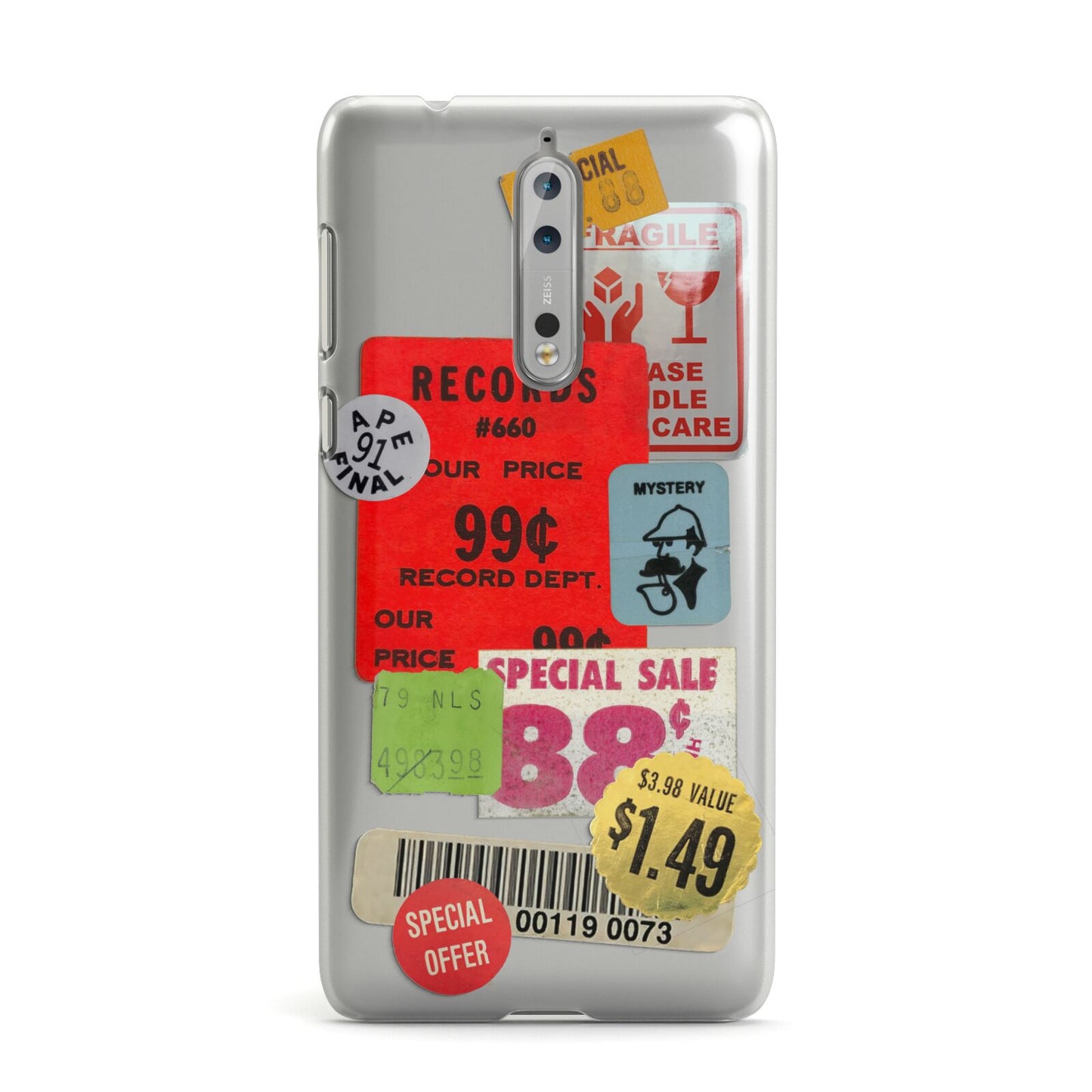 Vintage Stickers Nokia Case