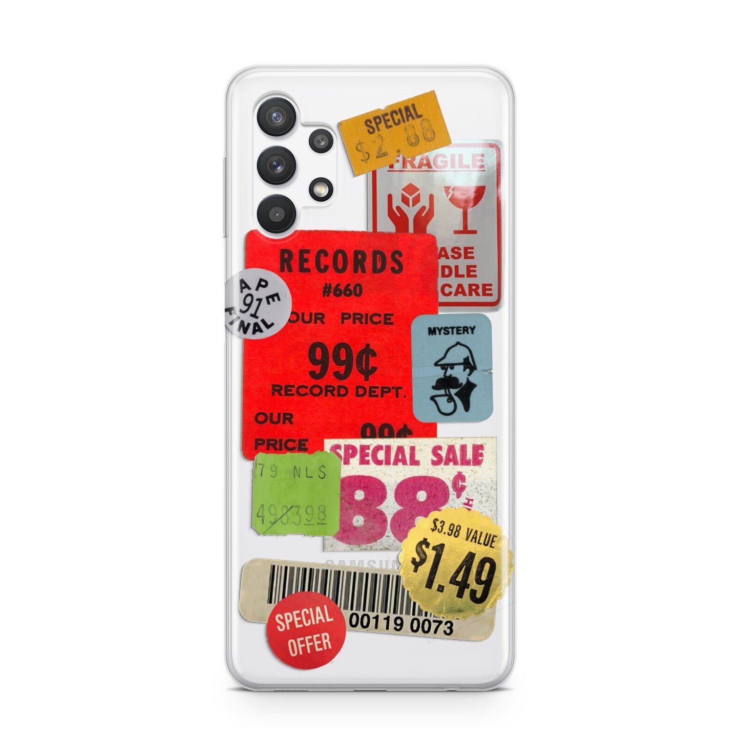 Vintage Stickers Samsung A32 5G Case