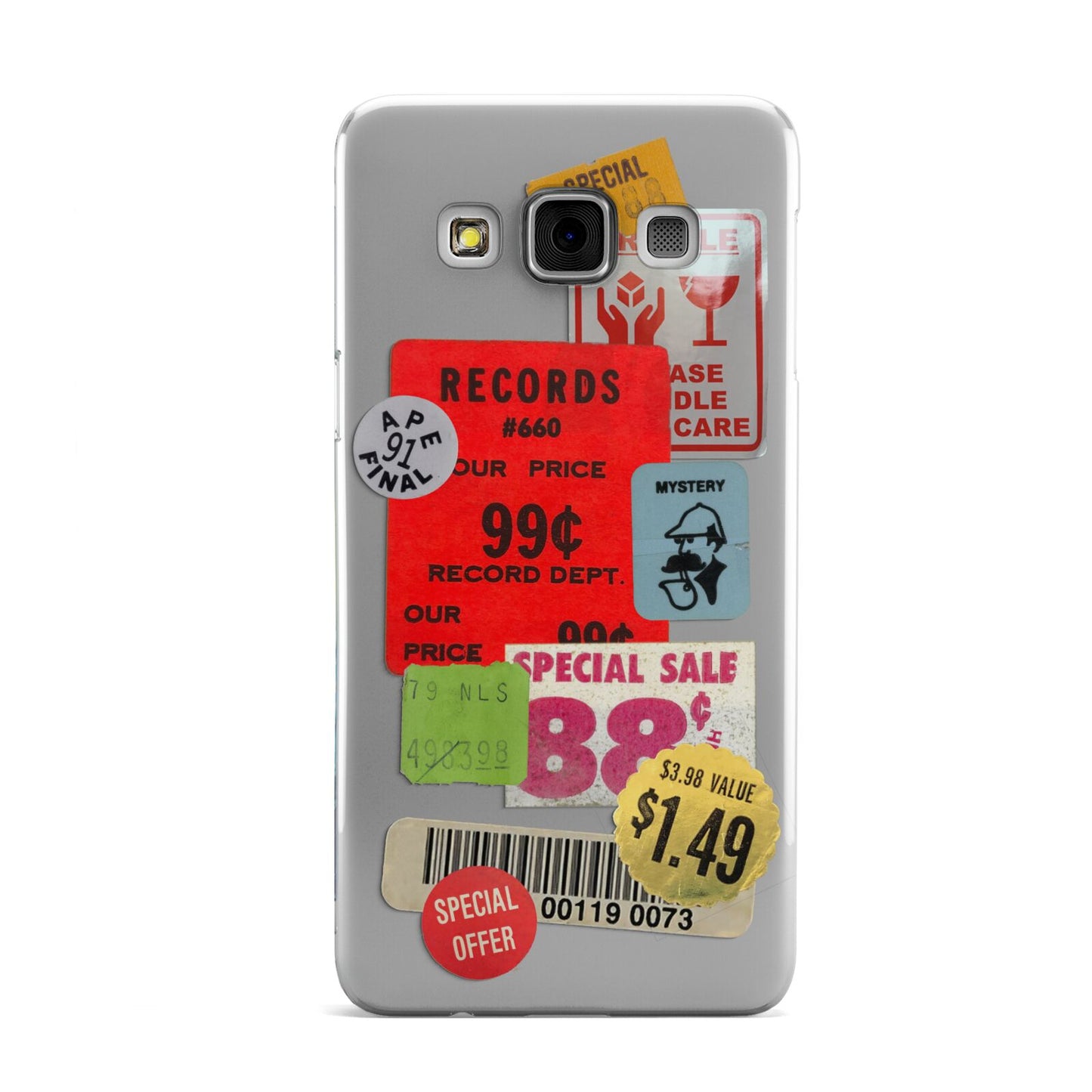 Vintage Stickers Samsung Galaxy A3 Case
