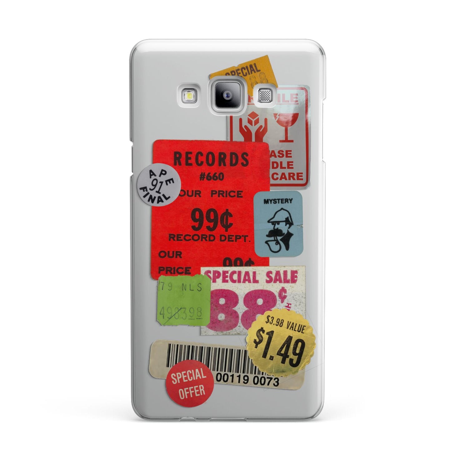 Vintage Stickers Samsung Galaxy A7 2015 Case