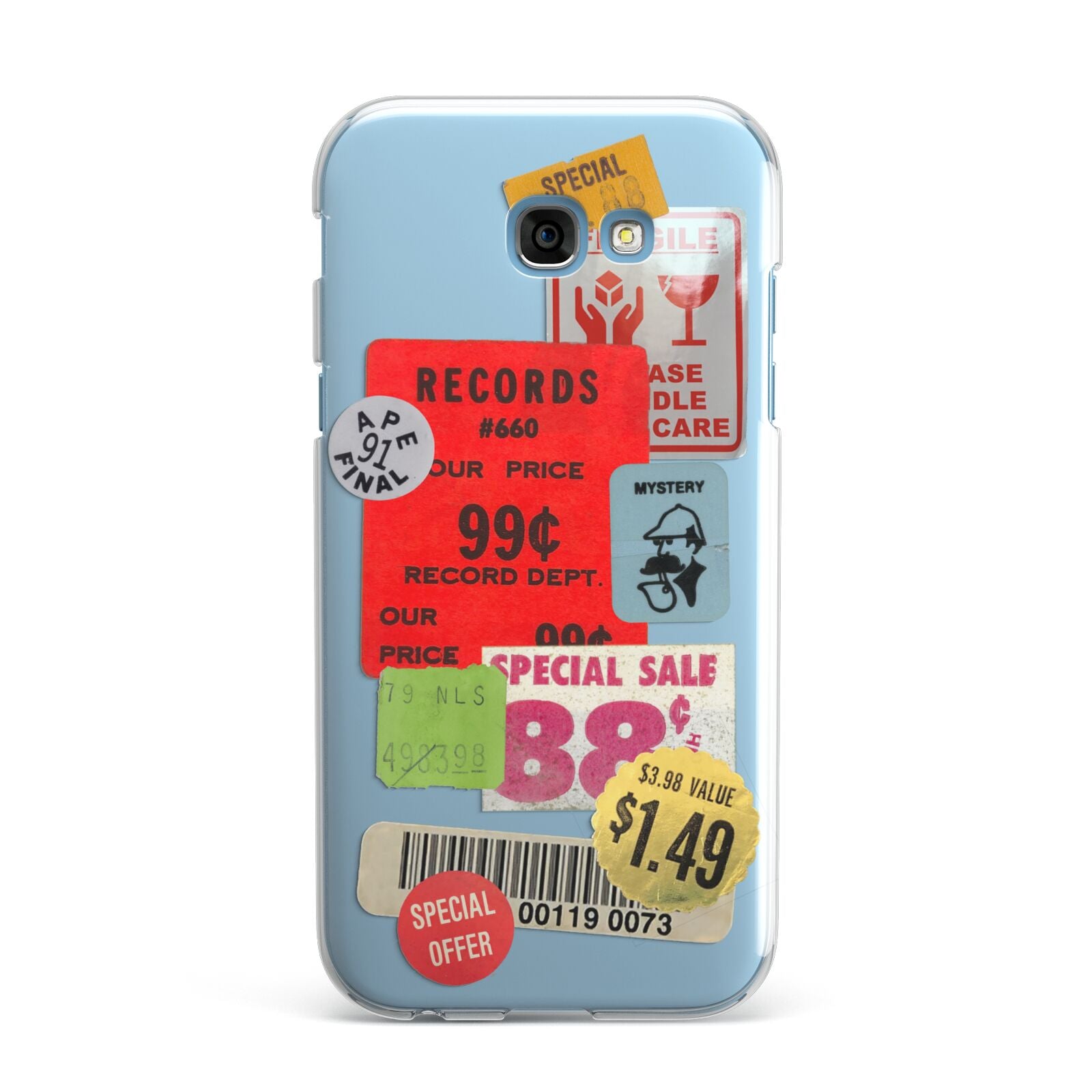 Vintage Stickers Samsung Galaxy A7 2017 Case