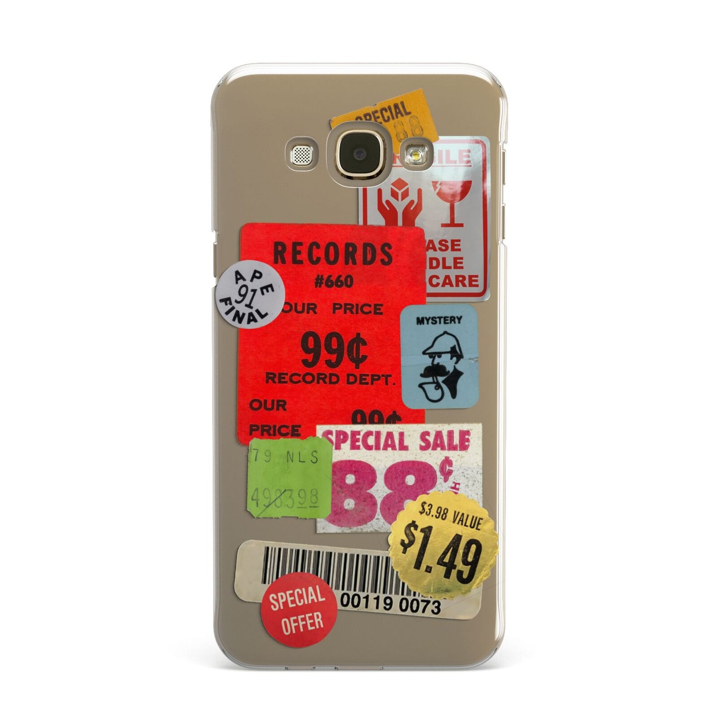 Vintage Stickers Samsung Galaxy A8 Case