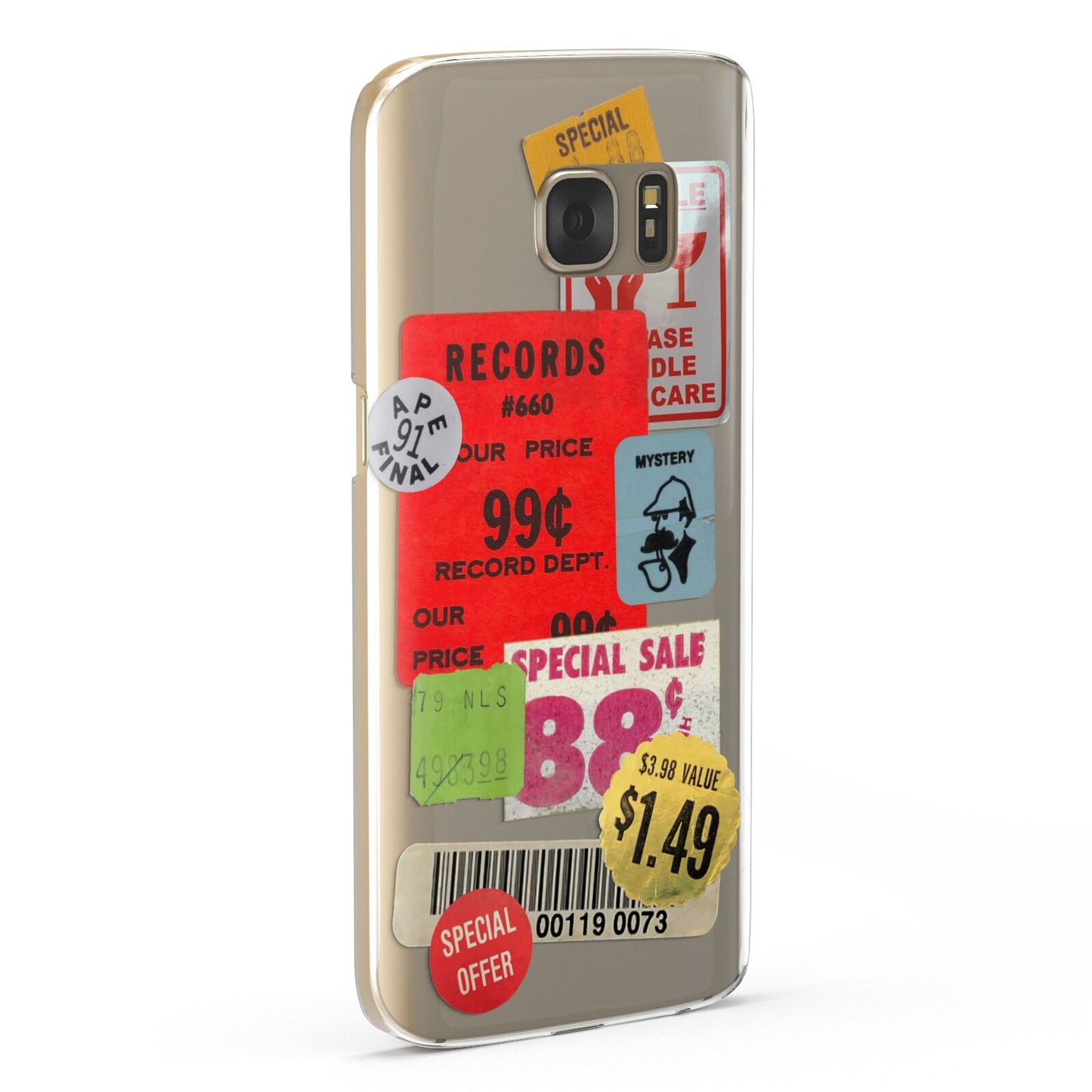 Vintage Stickers Samsung Galaxy Case Fourty Five Degrees