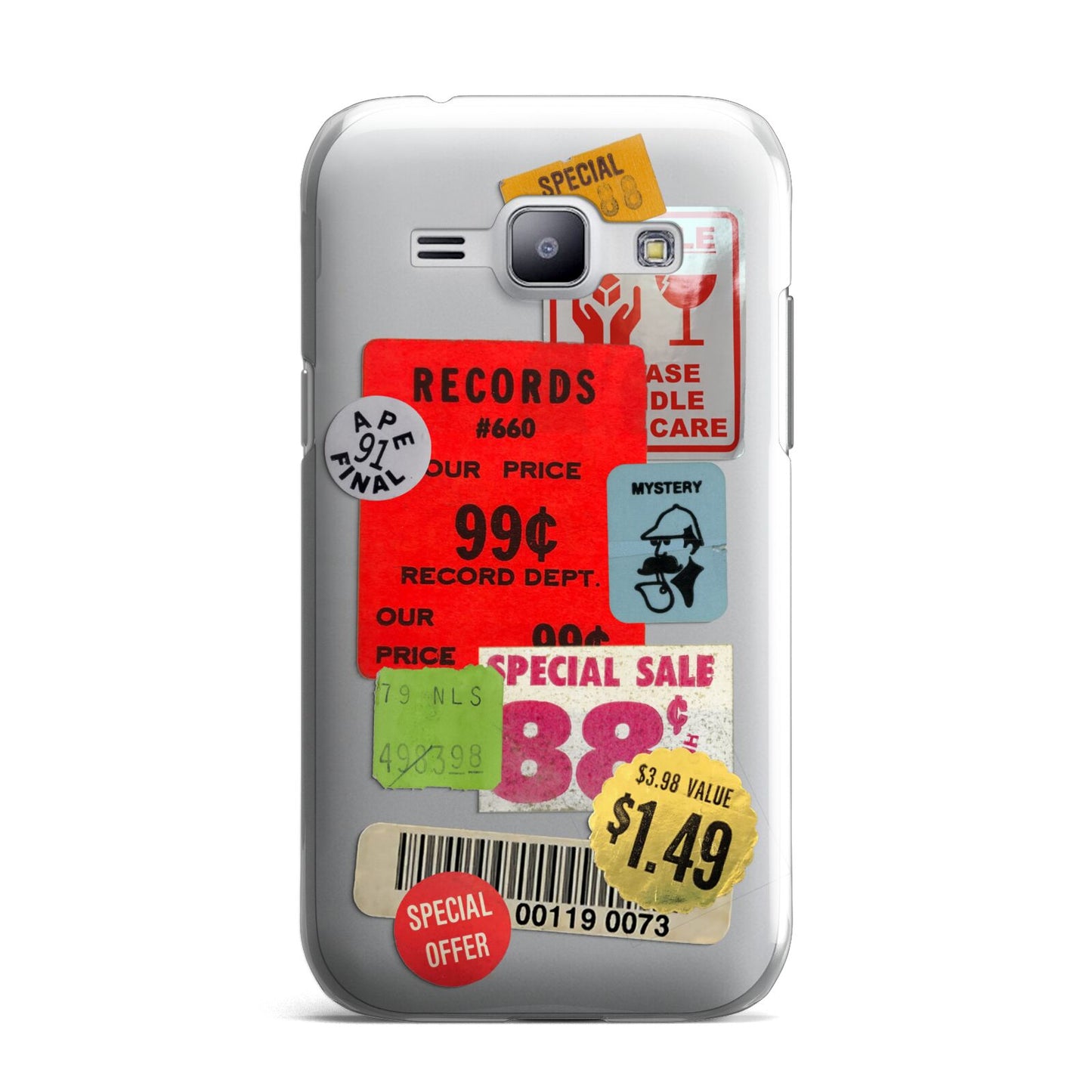 Vintage Stickers Samsung Galaxy J1 2015 Case