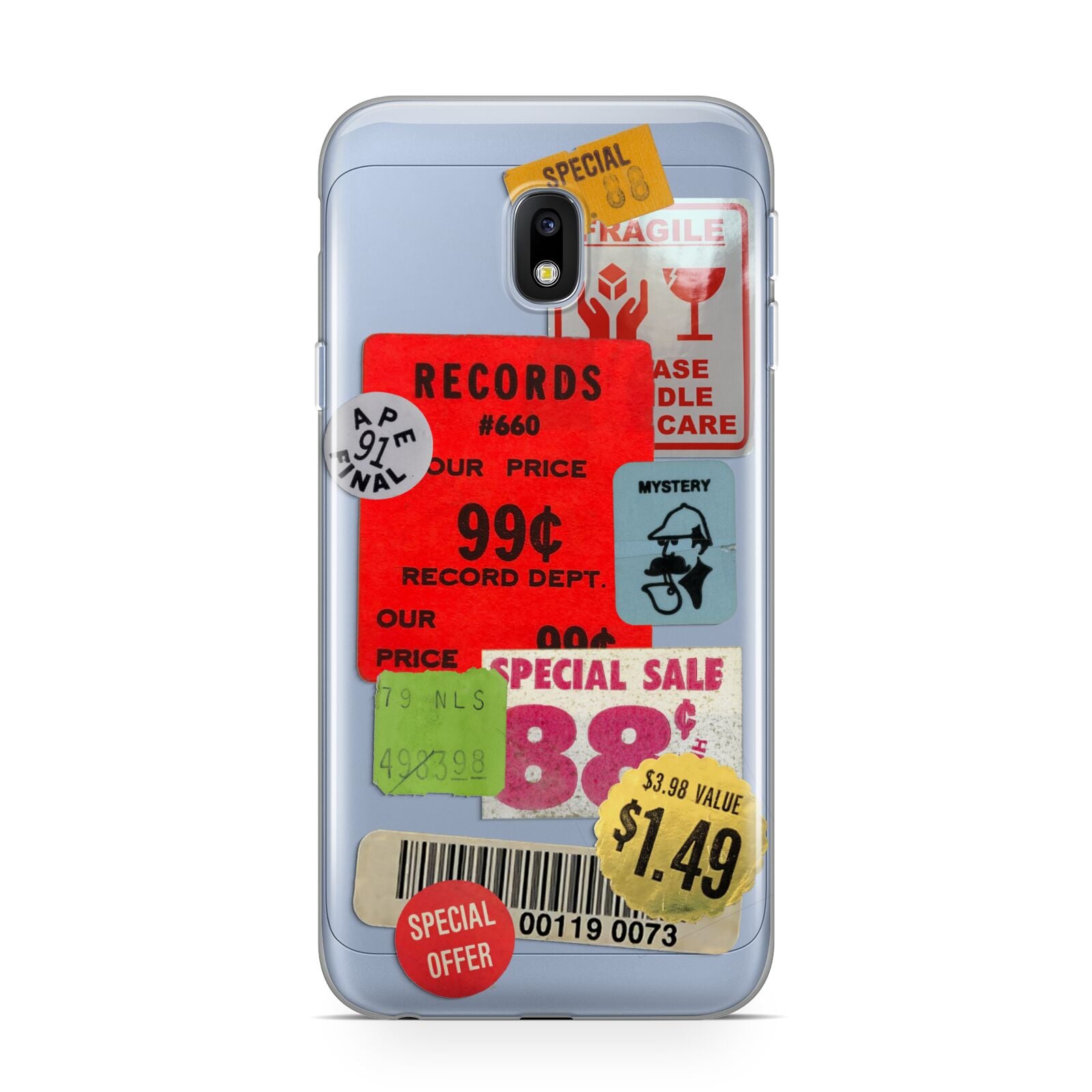 Vintage Stickers Samsung Galaxy J3 2017 Case