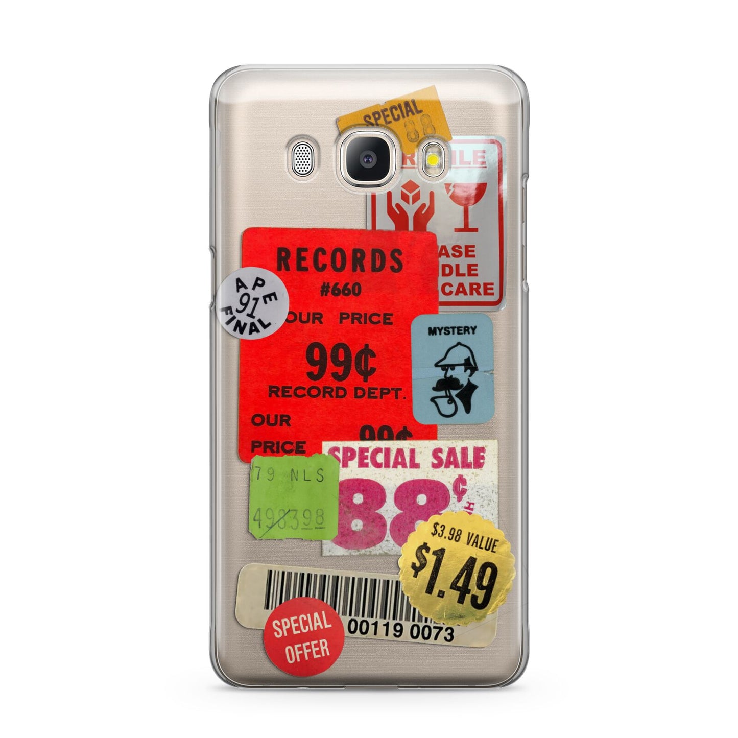Vintage Stickers Samsung Galaxy J5 2016 Case