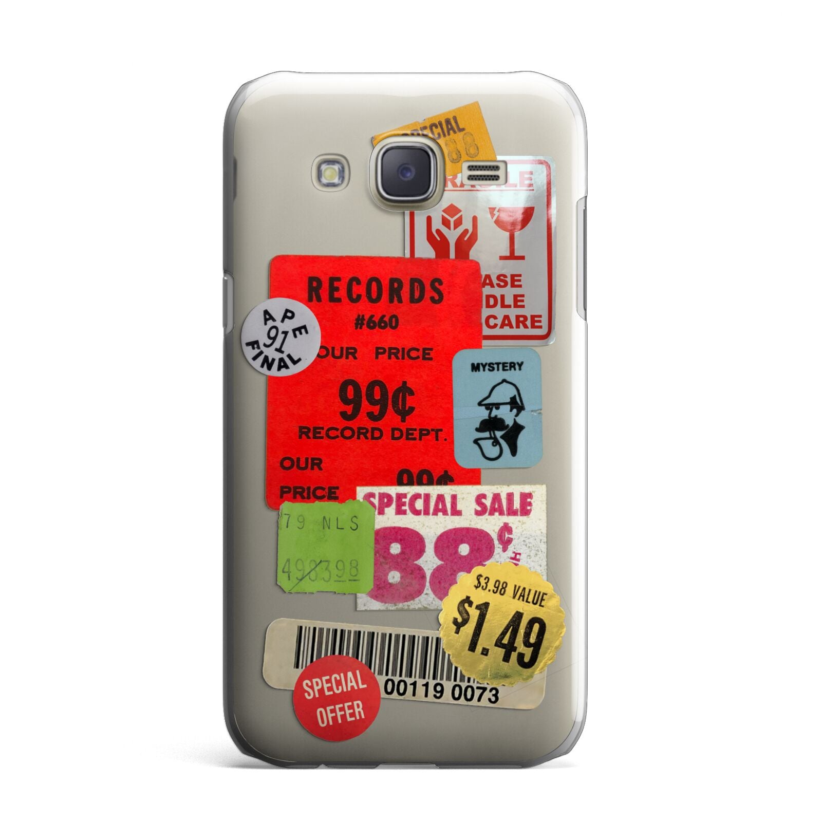 Vintage Stickers Samsung Galaxy J7 Case