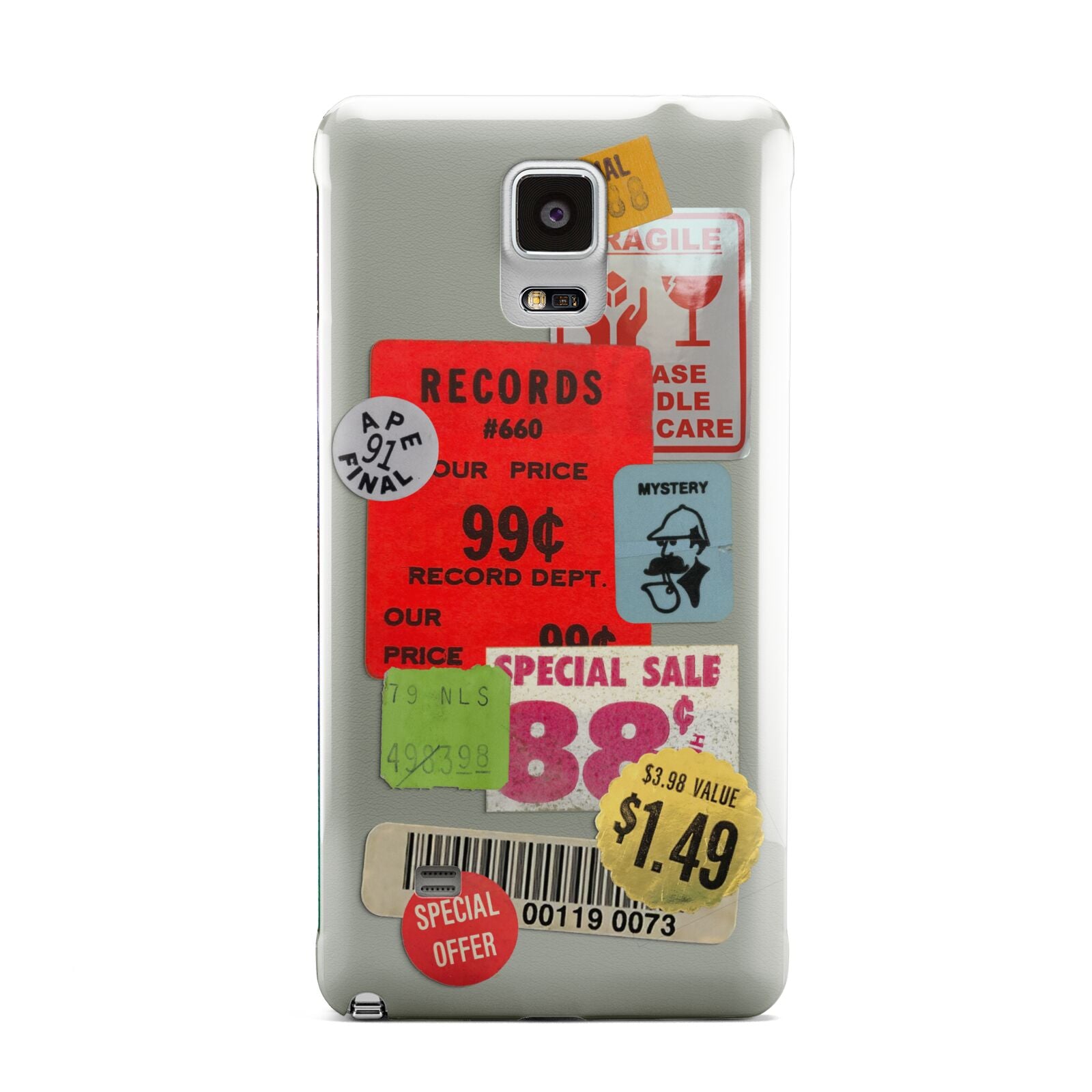Vintage Stickers Samsung Galaxy Note 4 Case