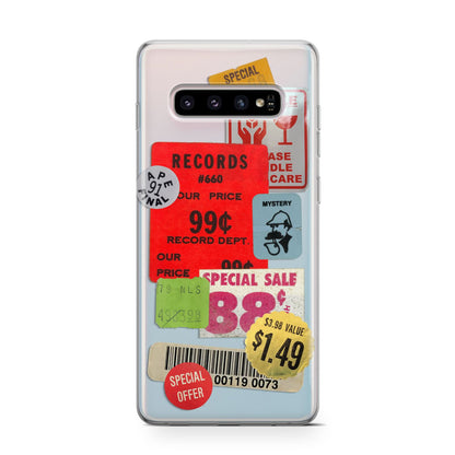 Vintage Stickers Samsung Galaxy S10 Case