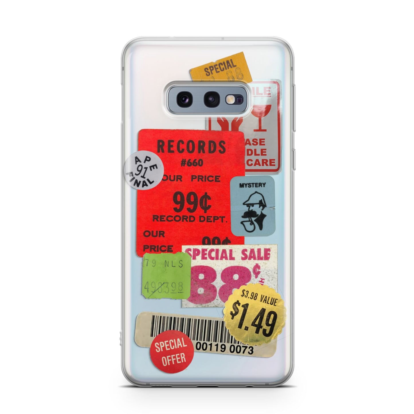 Vintage Stickers Samsung Galaxy S10E Case