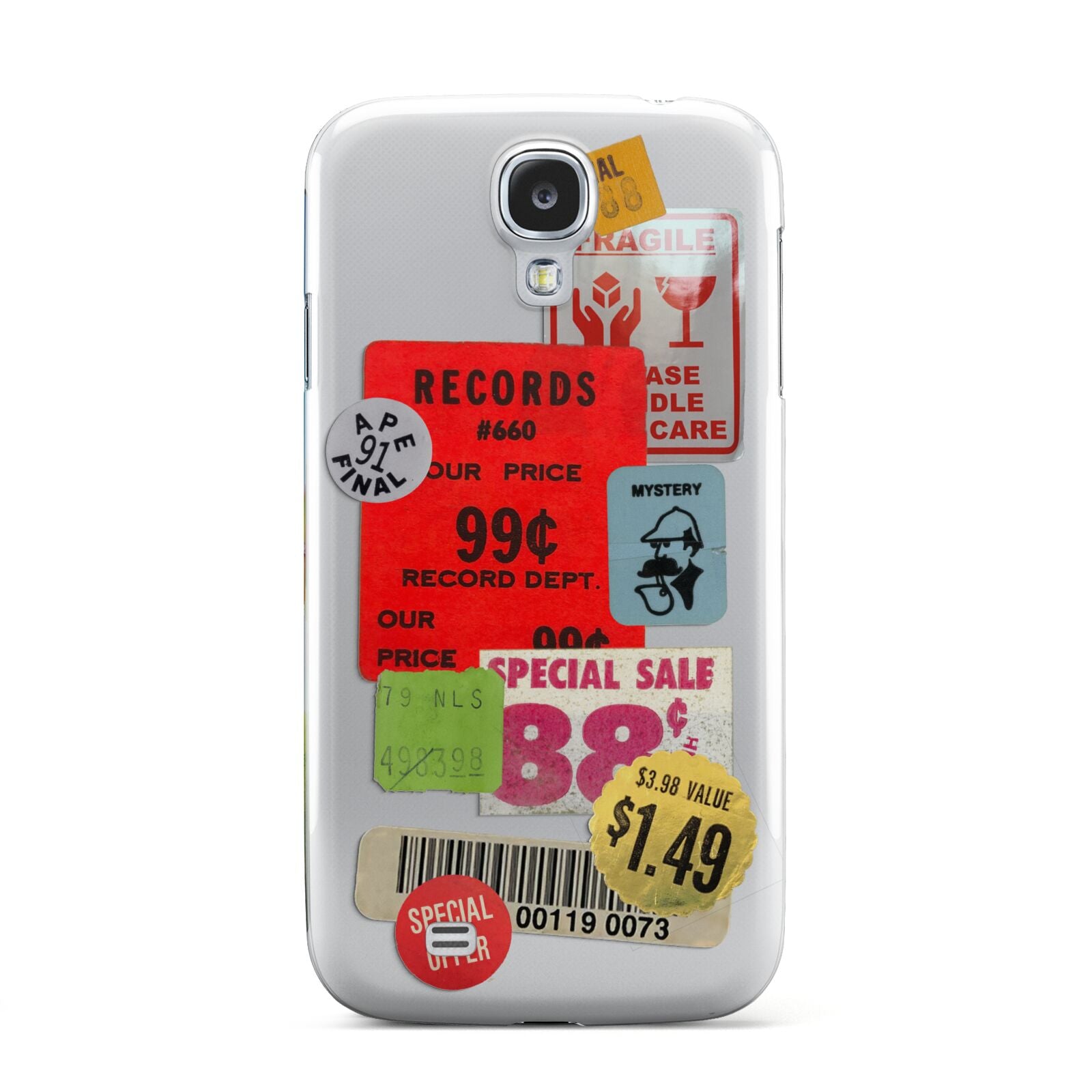 Vintage Stickers Samsung Galaxy S4 Case