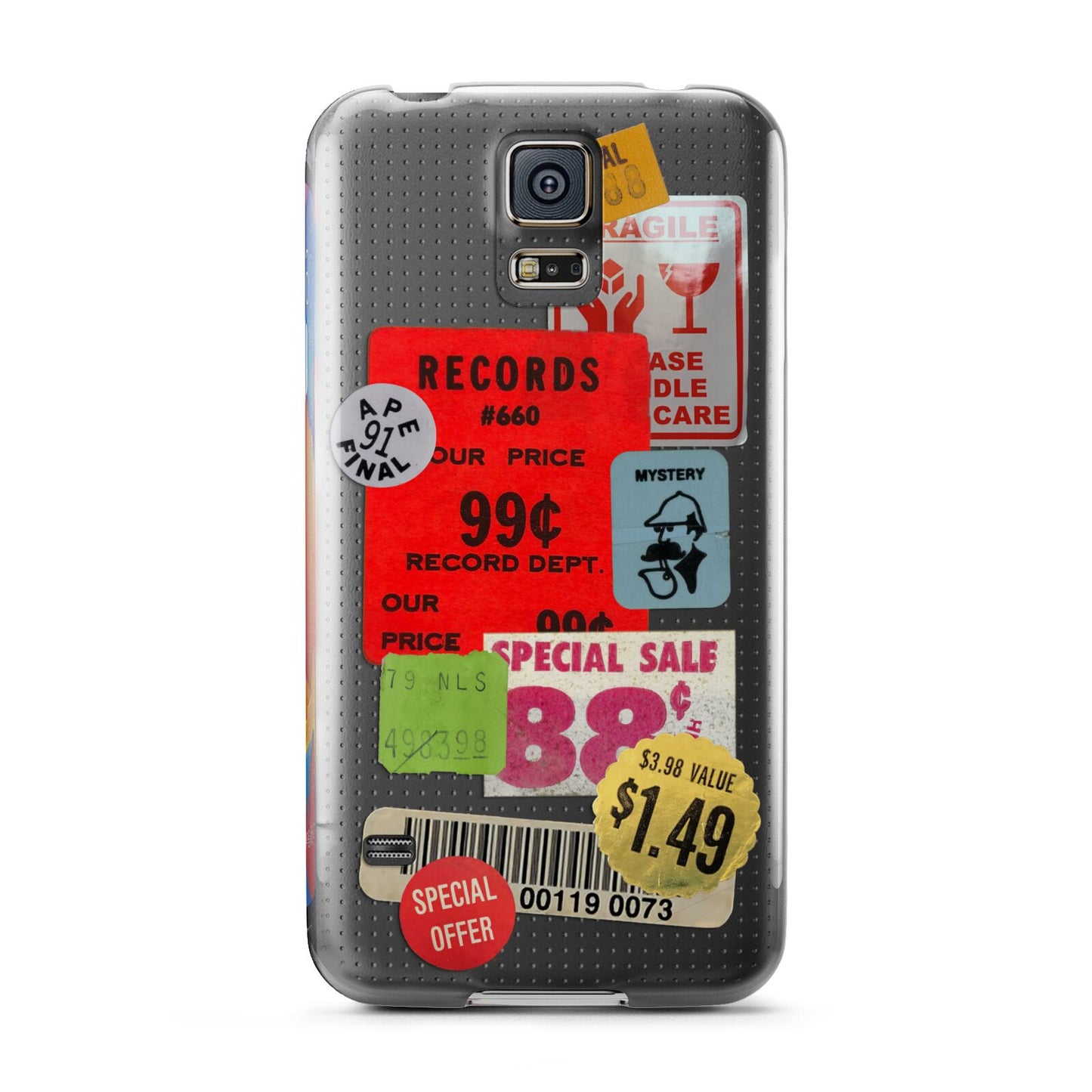 Vintage Stickers Samsung Galaxy S5 Case