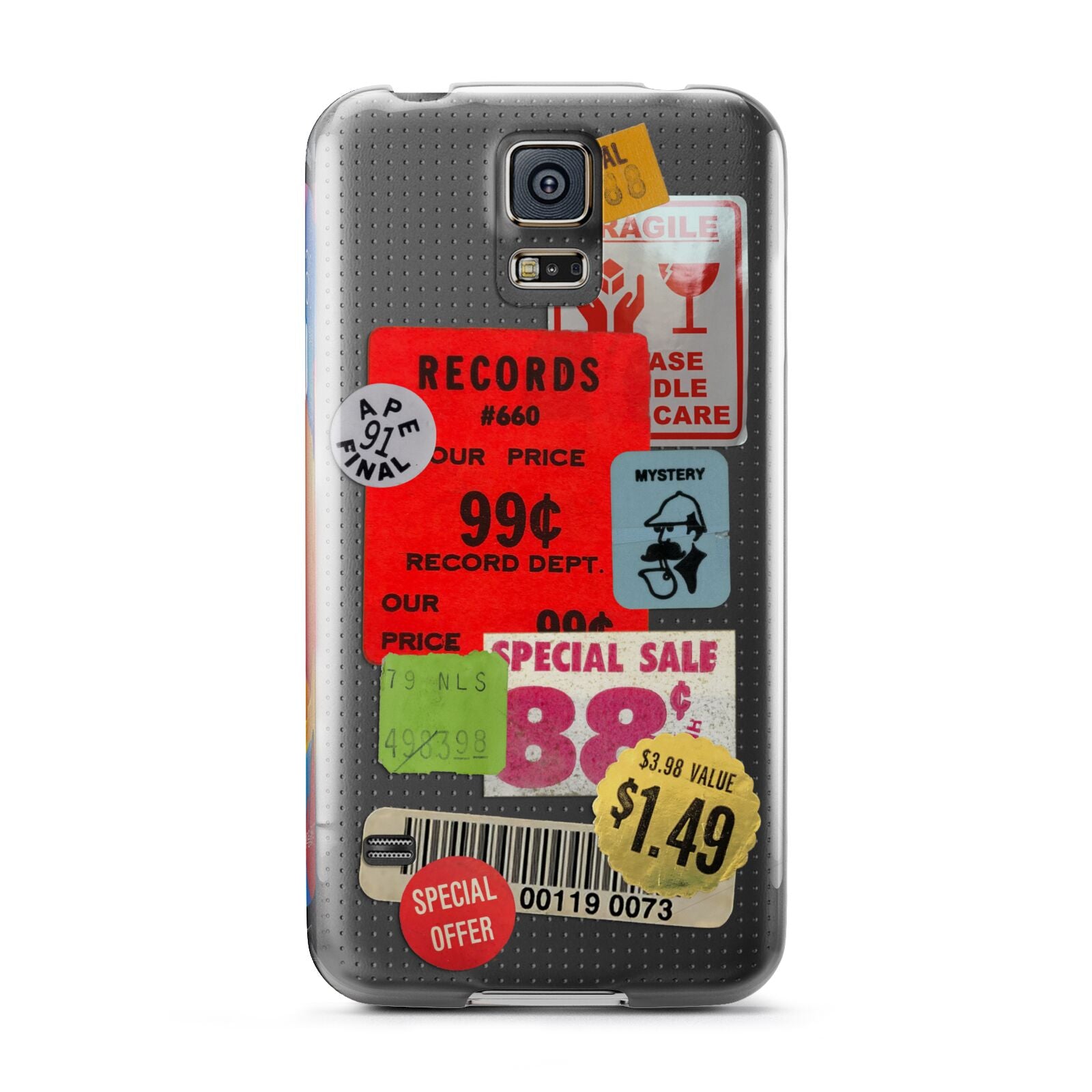 Vintage Stickers Samsung Galaxy S5 Case