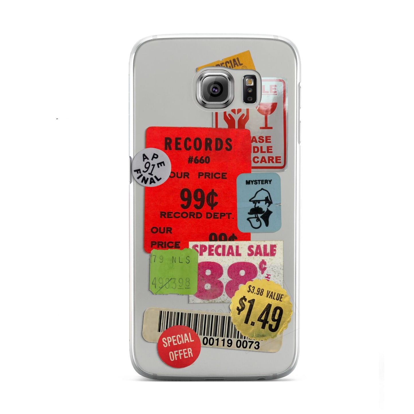Vintage Stickers Samsung Galaxy S6 Case