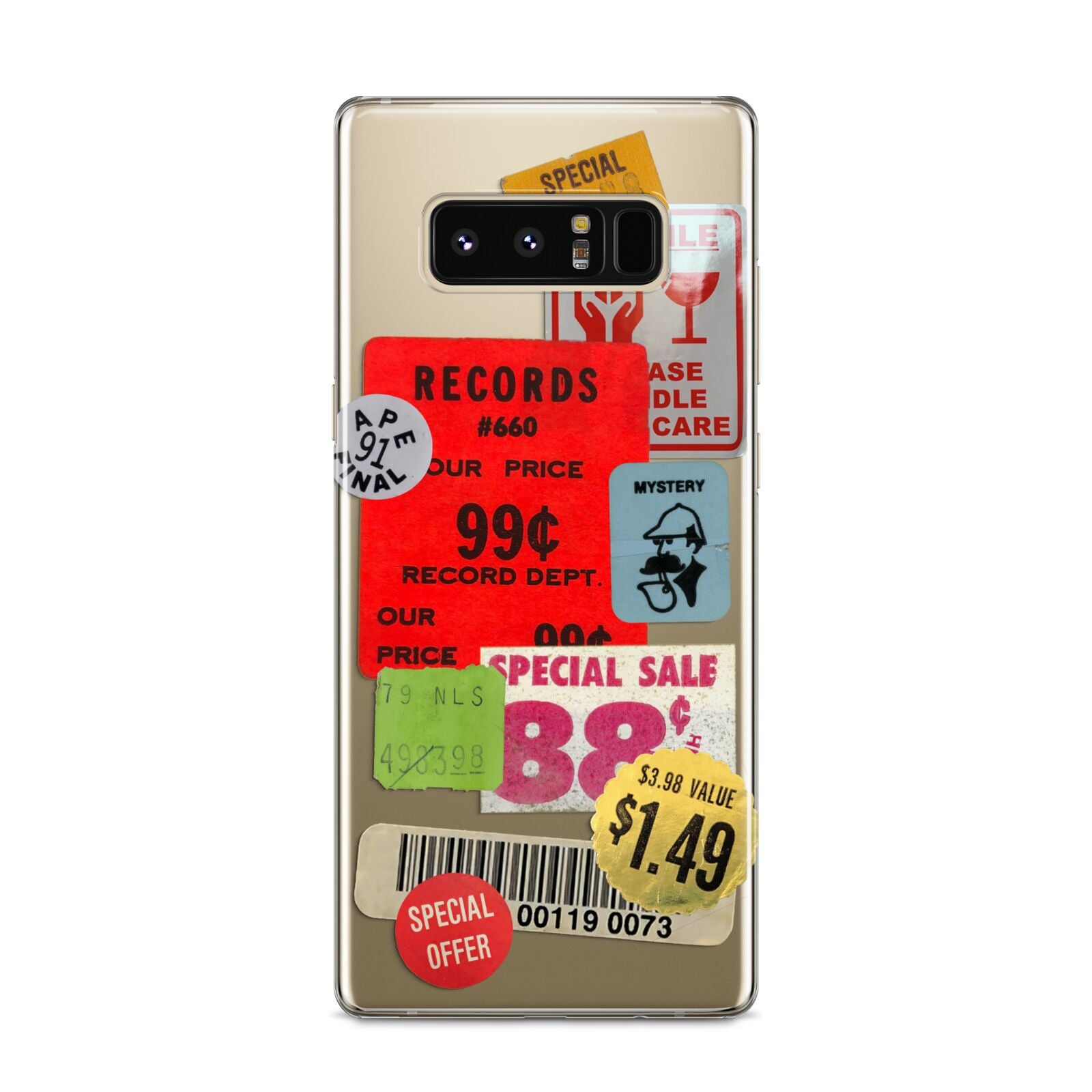 Vintage Stickers Samsung Galaxy S8 Case