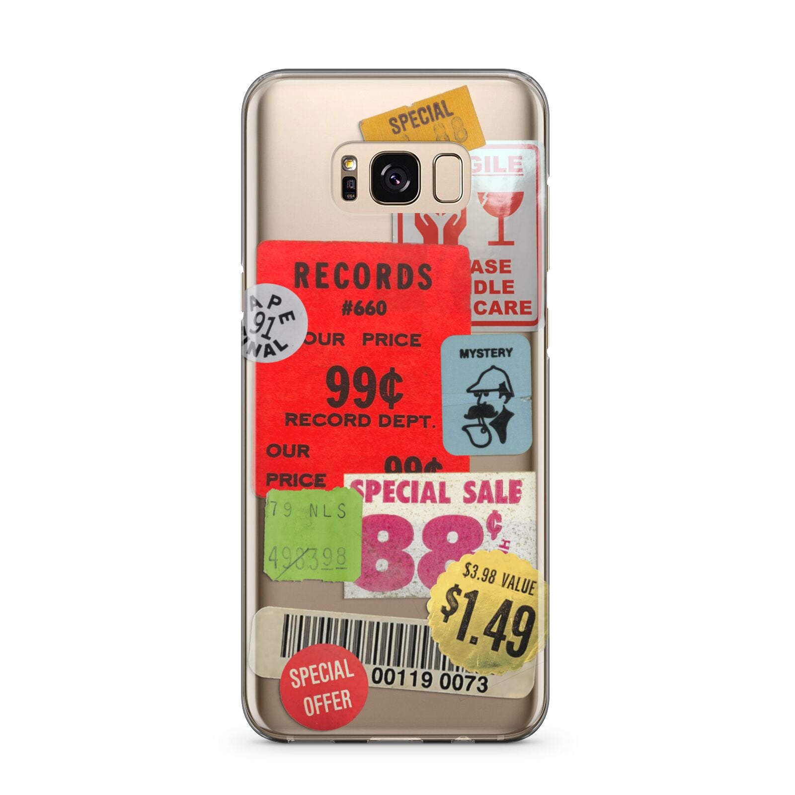 Vintage Stickers Samsung Galaxy S8 Plus Case